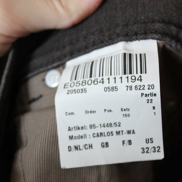 Brax Dark Gray Carlos Jeans - Picture 7 of 8